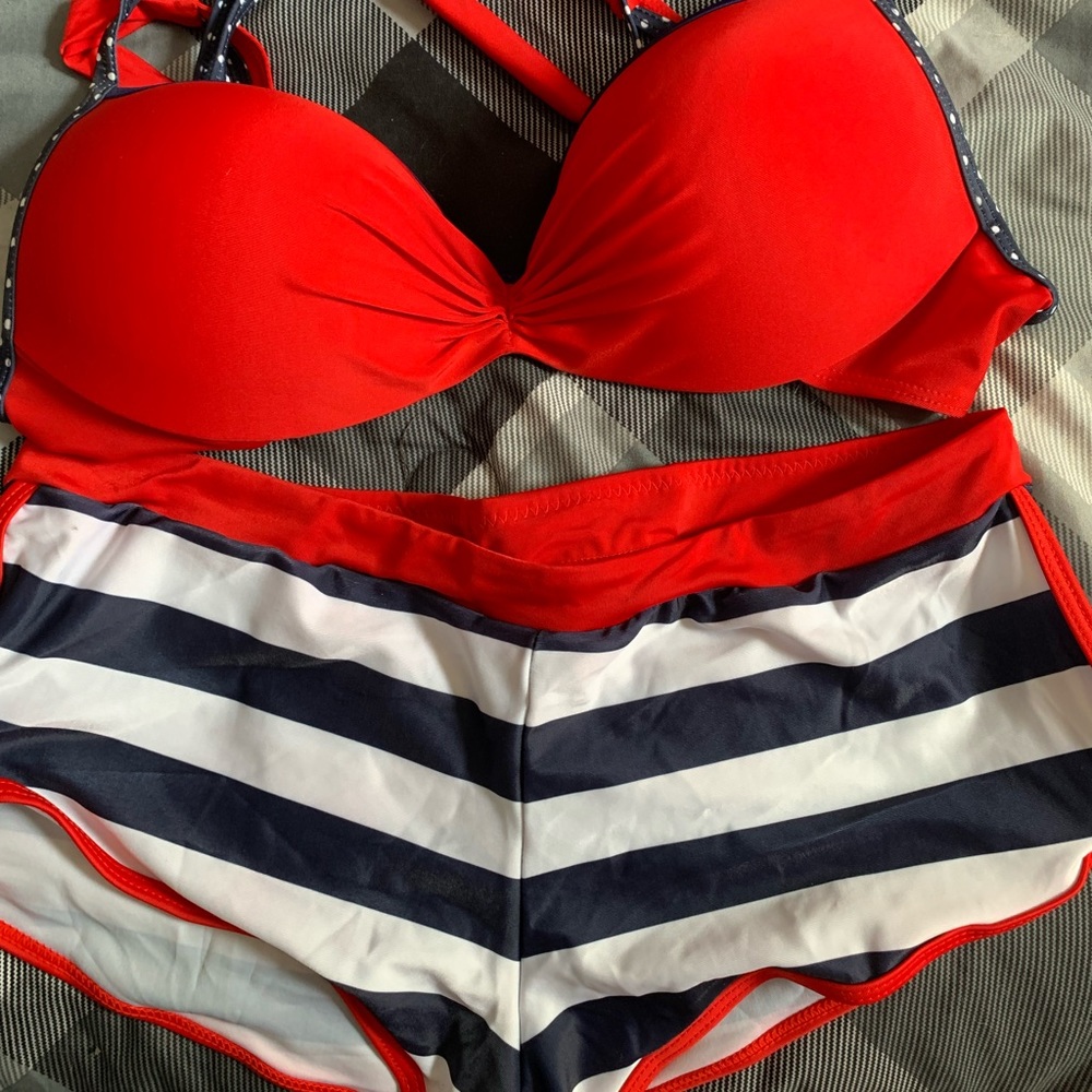 3 piece set bathing suit